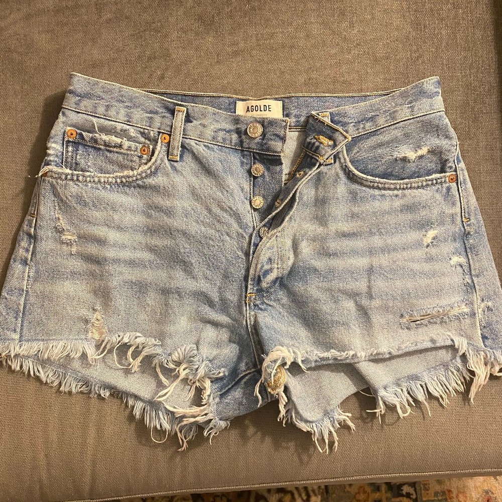 AGOLDE Parker Vintage Loose Fit Cutoff Shorts